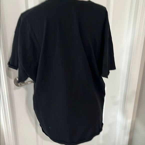 Grumpy Black Cat T-Shirt with Yellow Graphic - Picture 4 of 4